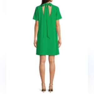 Alex Marie Green Mock Neck Dress